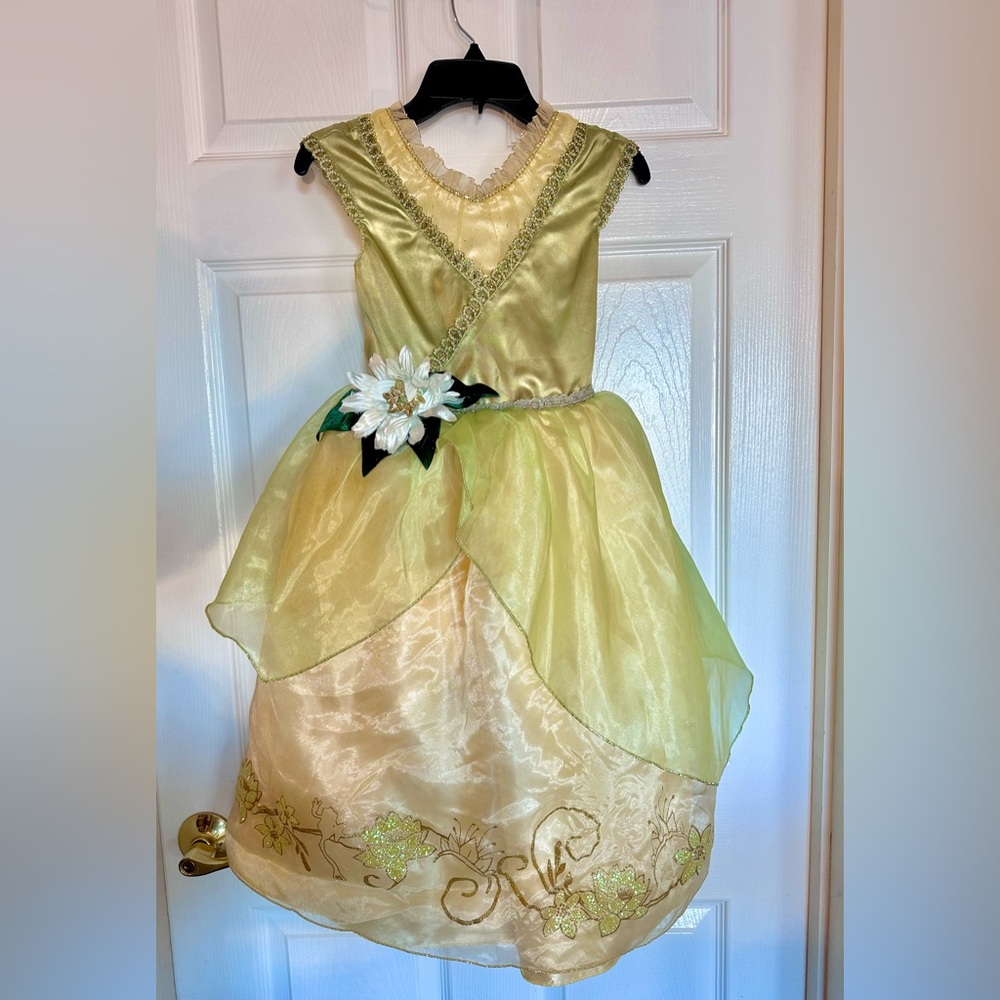 Disney Store Tiana Princess And The Frog Costume Child Size 5/6